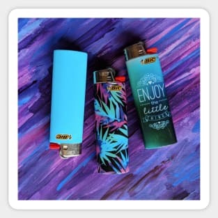 Enjoy the Lighter Things Sticker